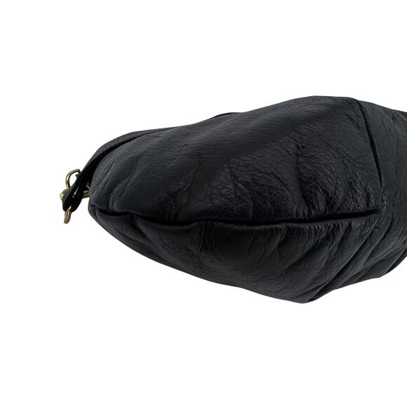 CLARE V. Moyen Messenger in Relaxed Black with Braided Crossbody Strap - Picture 10 of 16